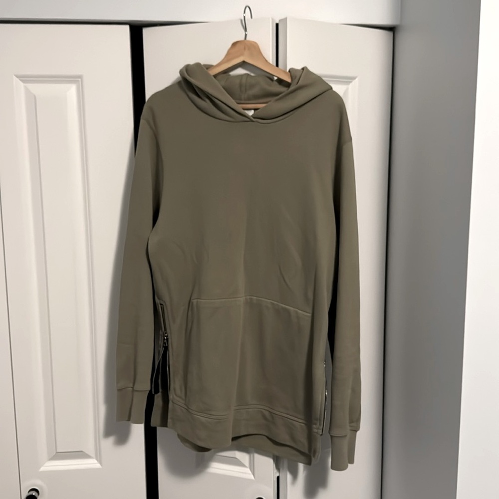 John Elliott Hooded Villain Hoody Khaki Green Medium